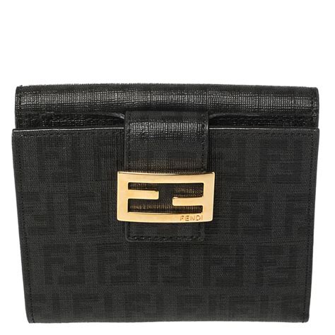 fendi zucchino wallet|Fendi wallet price.